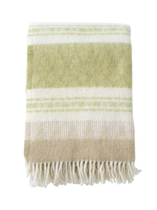 Klippan plaid Zweedse wol Freja Lime