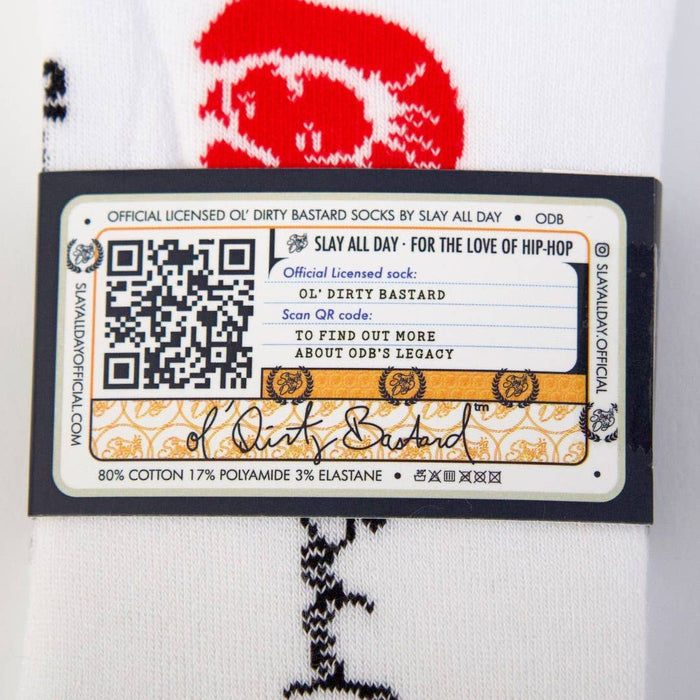 Ol' Dirty Bastard Socks - Lid van Wu-tang - Hiphopsokken: L (43-46)
