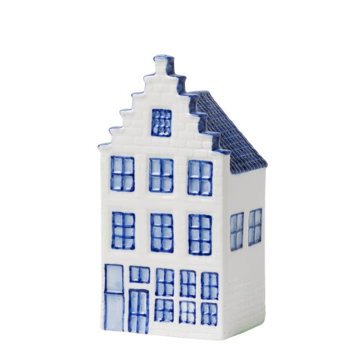 Heinen Delfts blauw-Grachtenpand nr. 1
