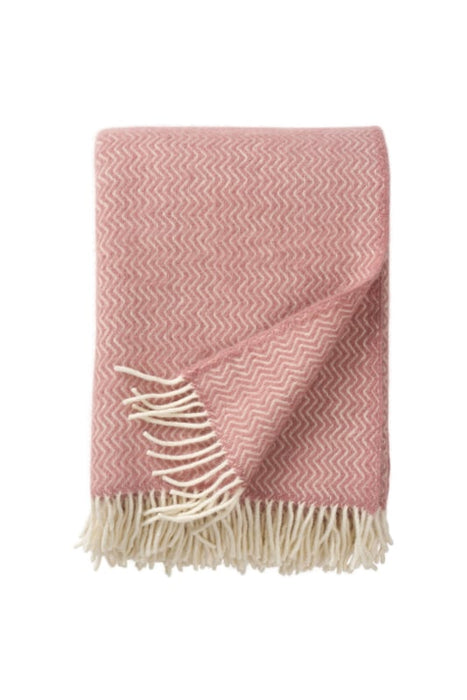 Klippan plaid lamswol Sorbet pink