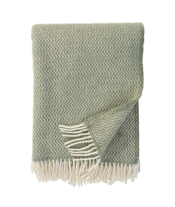 Klippan plaid lamswol Sorbet Green