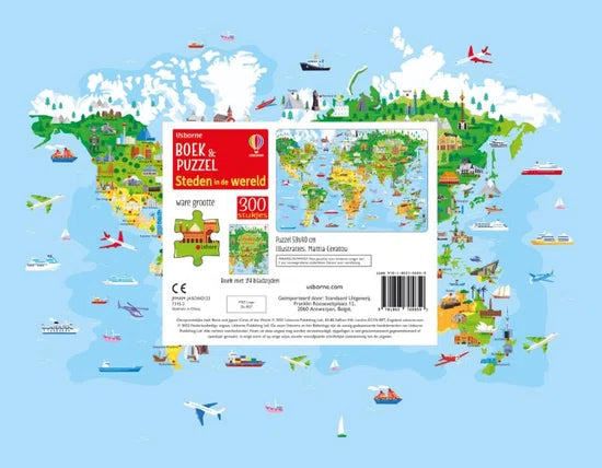 Steden in de wereld boek/puzzel
