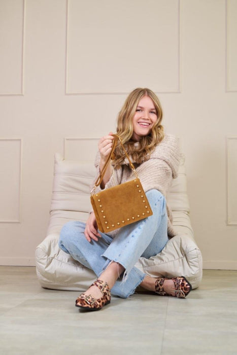 Baggy Shop Button bag – Cognac