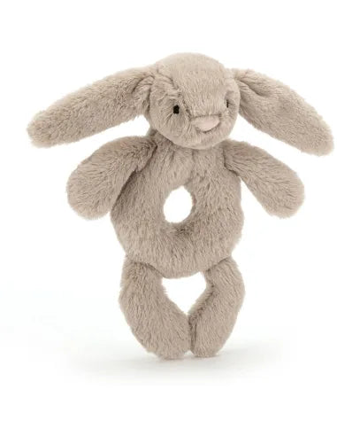 Jellycat Knuffel Bashful Beige Bunny Ring Rattle