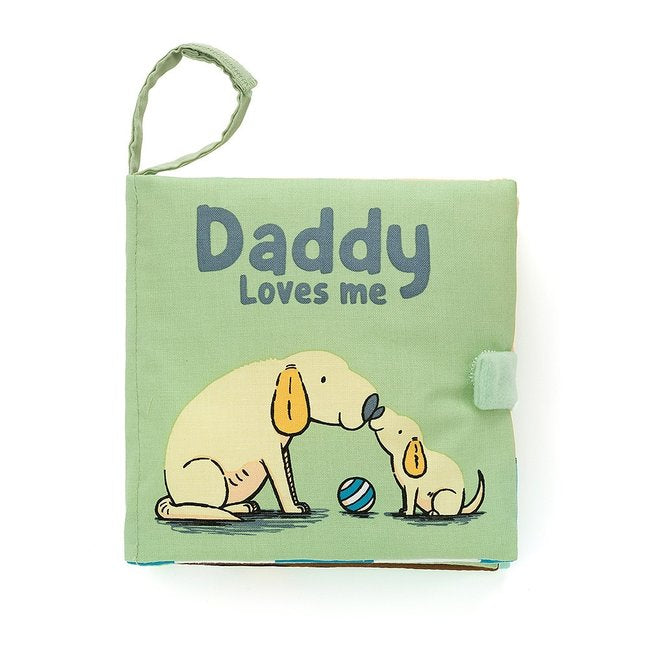 Jellycat Babyboekje Daddy Loves Me
