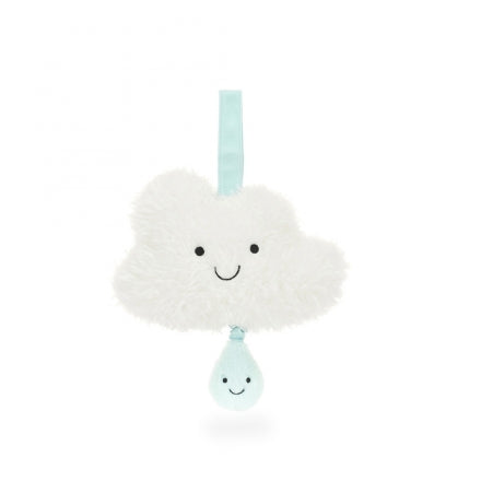 JELLYCAT AMUSEABLES CLOUD MUSICAL PULL 27CM
