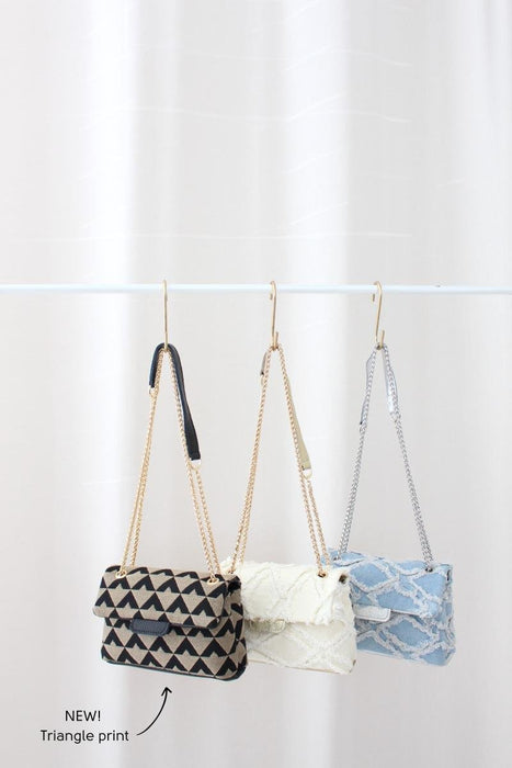 Baggy Shop Love triangle – Zwart (goud)