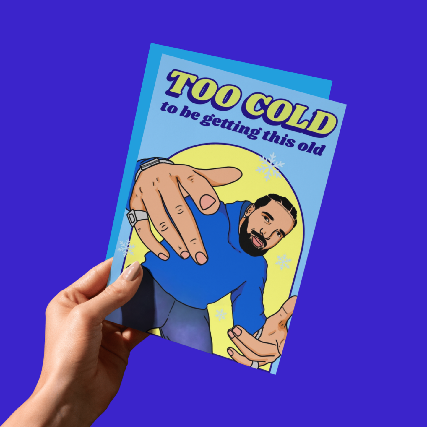 Te cool om zo oud te worden — Iceman Rapper verjaardagskaart
