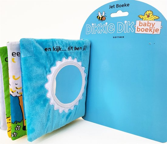 Dikkie Dik Babyboekje - binnenkant met spiegeltje