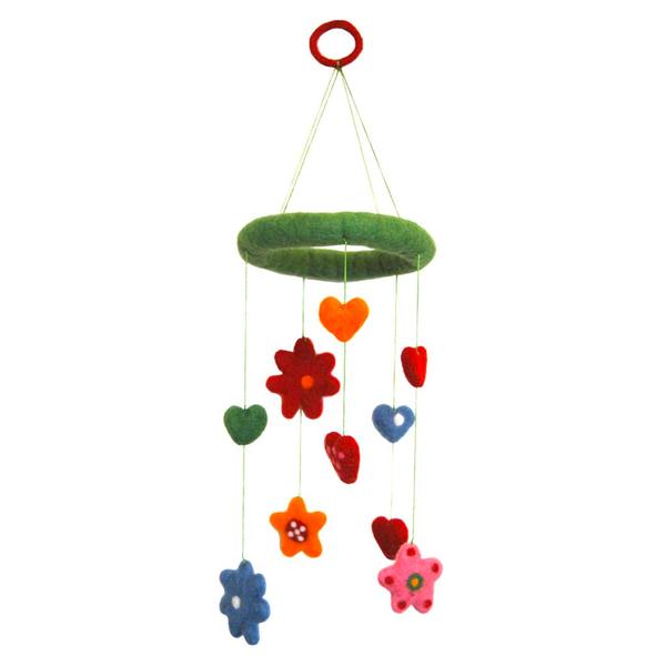 Klippan mobiel Heart& Flower op