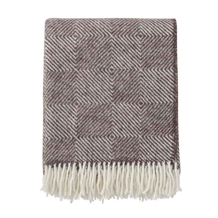Klippan plaid recycled wol Gooseye brown