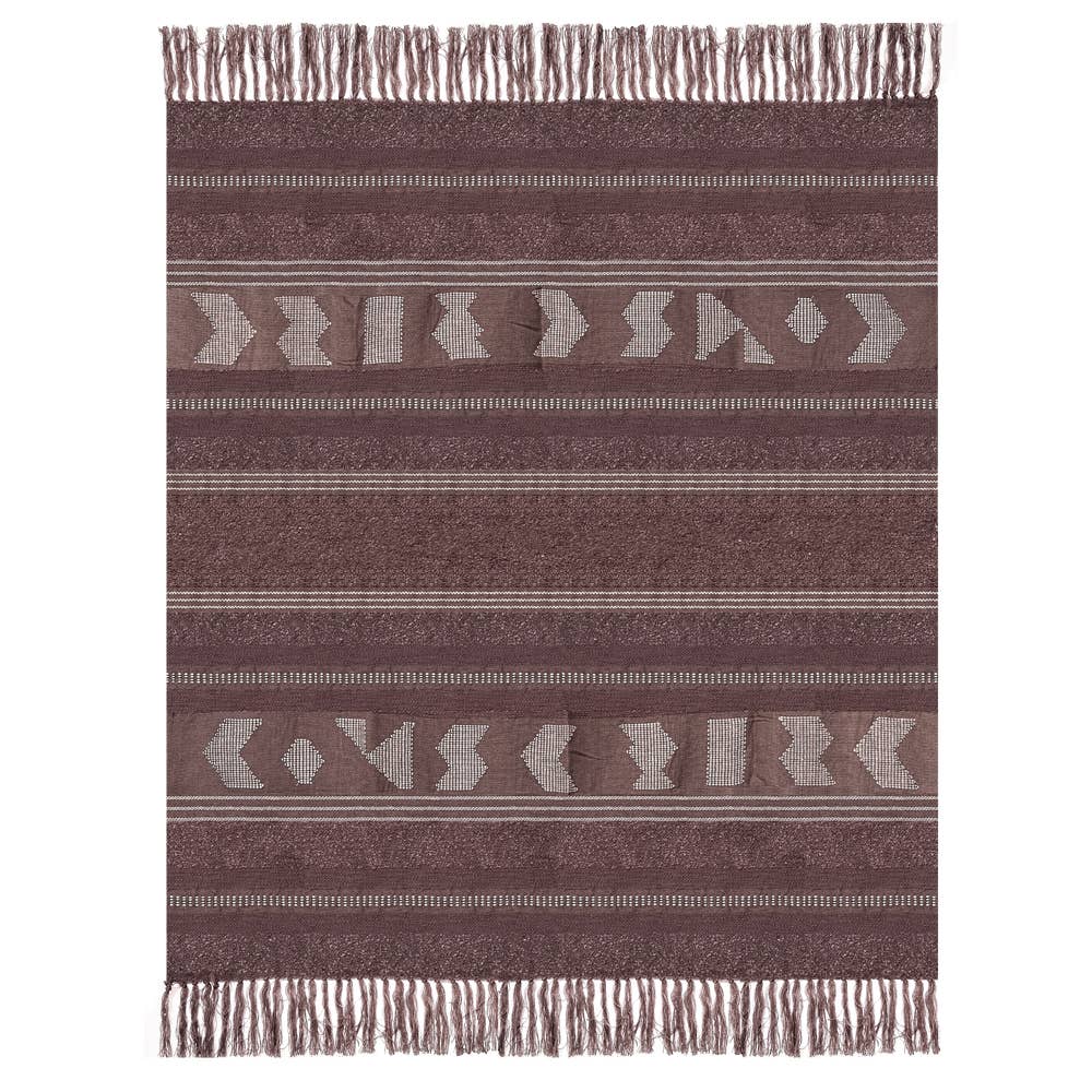 Crafty kastanjebruine plaid