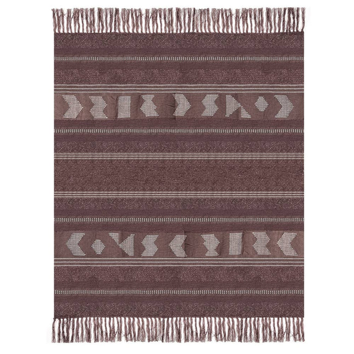 Crafty kastanjebruine plaid