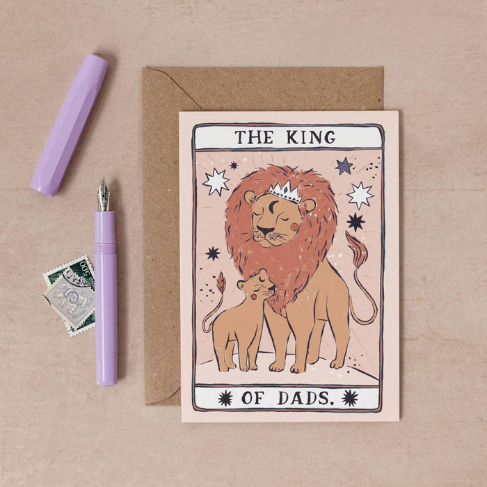 King of Dads-kaart | Vaderdagkaart | Verjaardagskaarten voor mannen