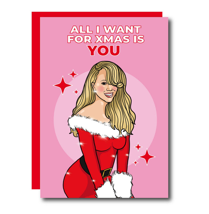 Mariah Carey kerstkaart