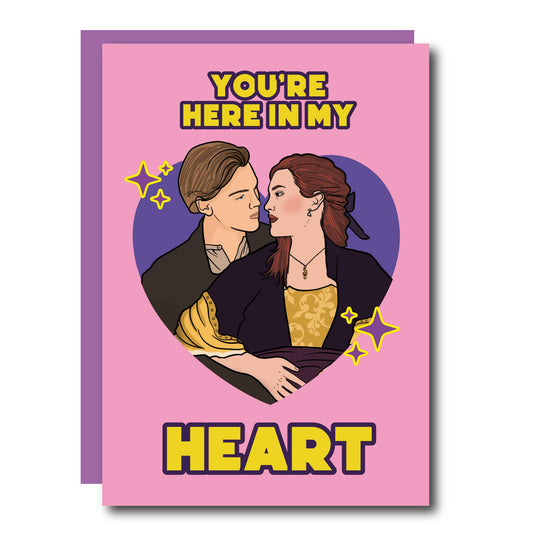 Titanic Rose & Jack wenskaart voor Valentijnsdag