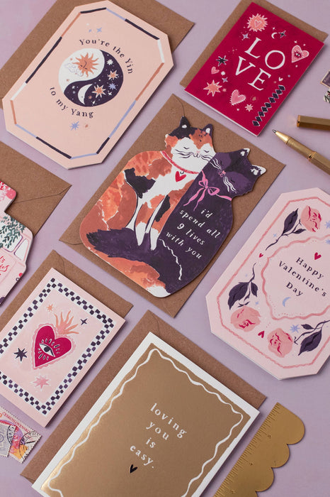 Loving You Is Easy Card | Valentijnskaart | Valentijnsdag