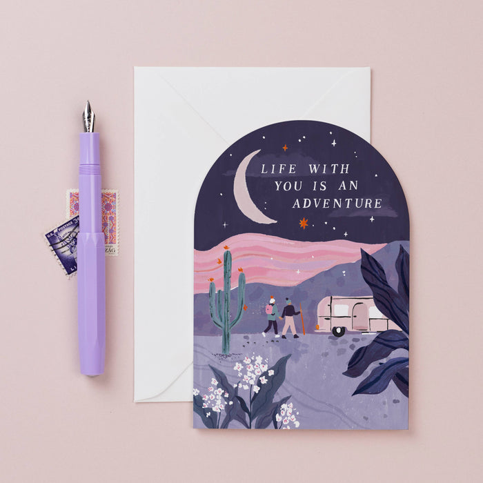 Desert Adventure-kaart | Jubileumkaart | Liefdeskaarten