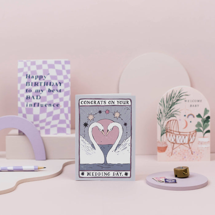 Zwanen Trouwkaart | Trouwkaarten | Trouwkaarten voor Gelijk Geslacht