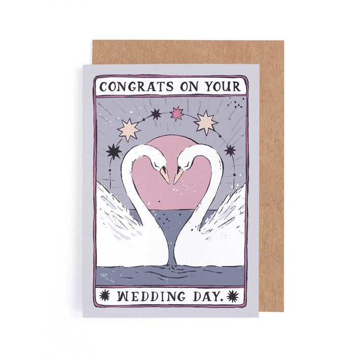 Zwanen Trouwkaart | Trouwkaarten | Trouwkaarten voor Gelijk Geslacht