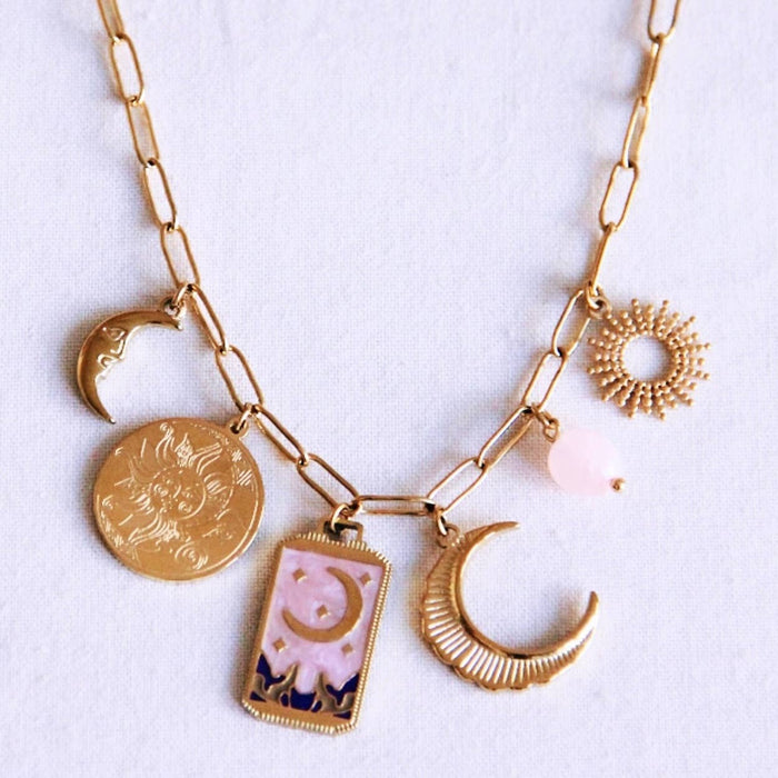 Ketting met bedel 'Maan Kind'