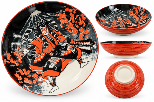 Tokyo Design Studio Japanse Kom Samurai – Rood/Zwart –
