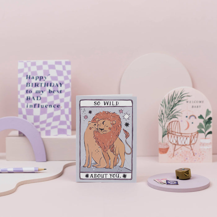Wild About You Kaart | Jubileumkaarten | Liefde Tarotkaart