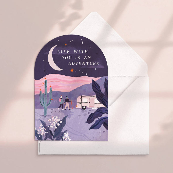 Desert Adventure-kaart | Jubileumkaart | Liefdeskaarten
