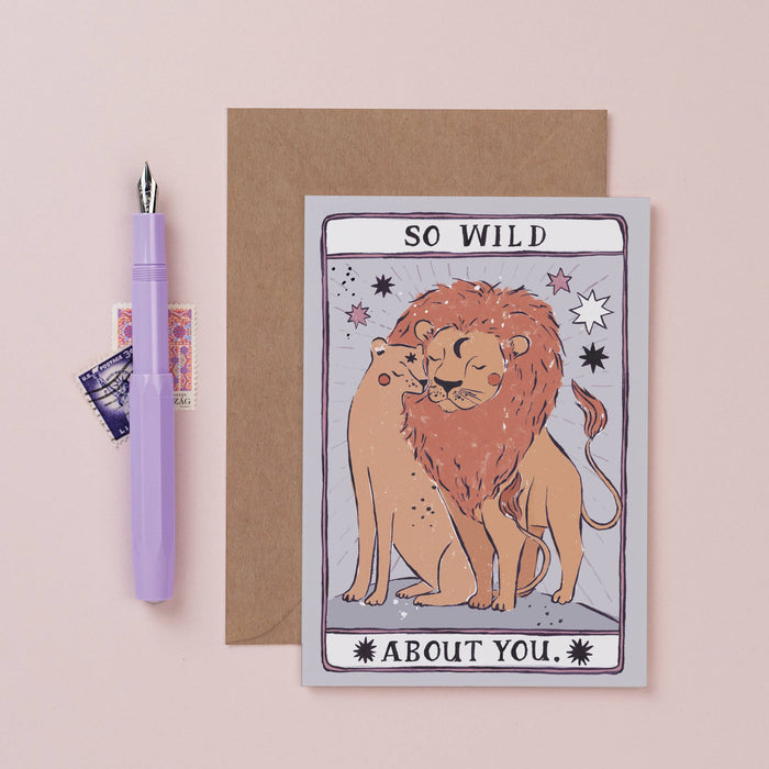 Wild About You Kaart | Jubileumkaarten | Liefde Tarotkaart
