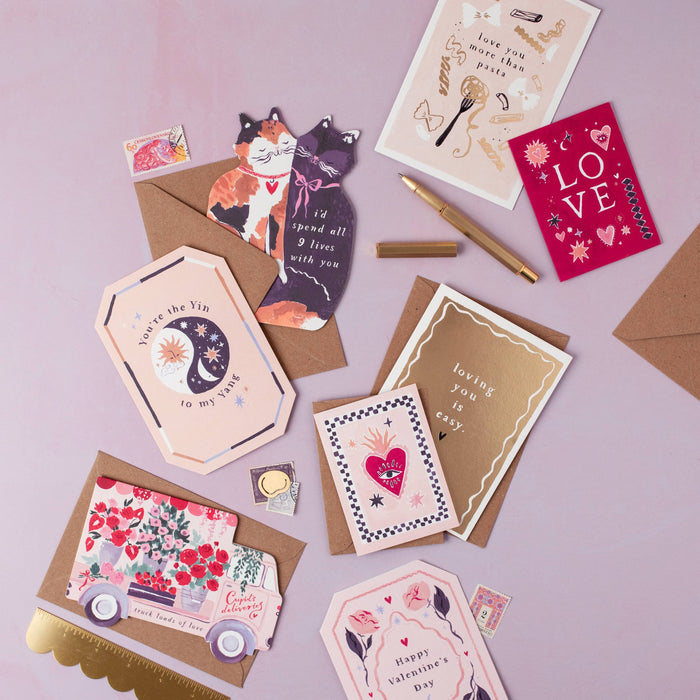 Loving You Is Easy Card | Valentijnskaart | Valentijnsdag