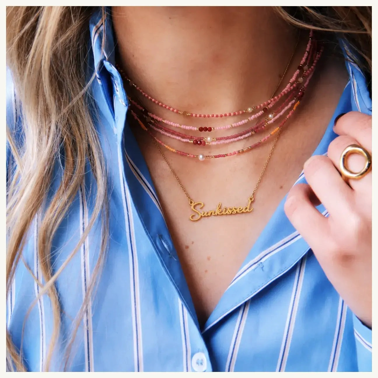 Fijne ketting 'Love'