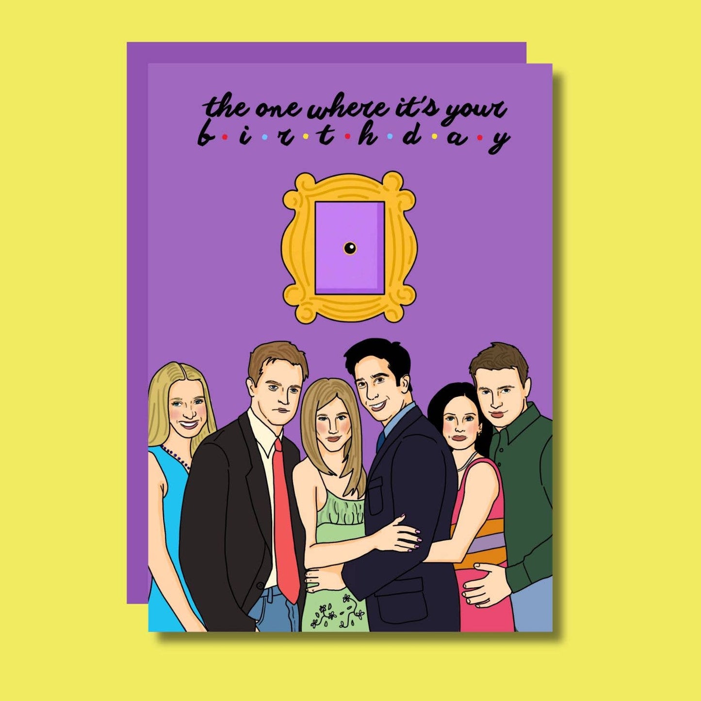Die keer dat het jouw verjaardag is — Friends-wenskaart
