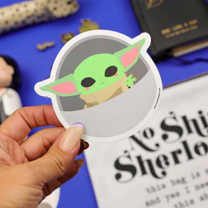Sticker Baby Yoda Grogu Star Wars