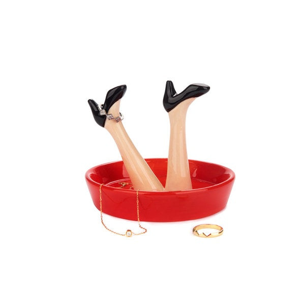 Balvi Ring holder Happy Legs Party ceramic