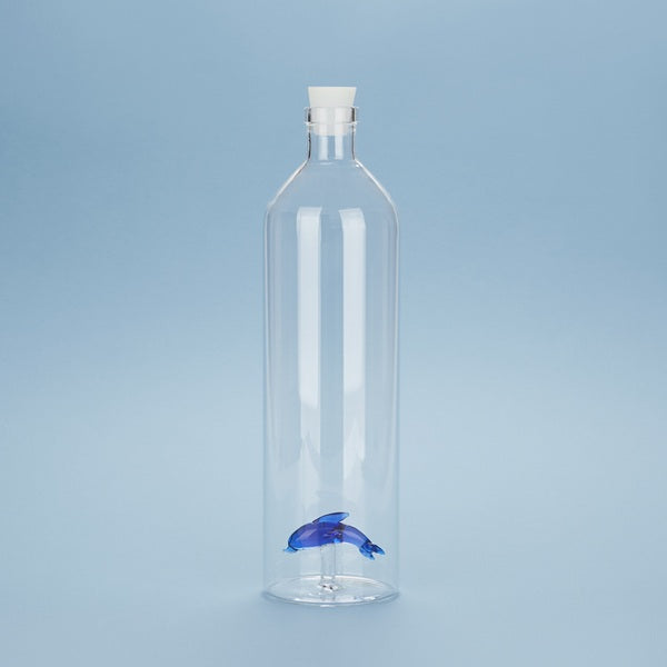 Balvi Bottle Atlantis Dolphin 1.2 L borosilicate