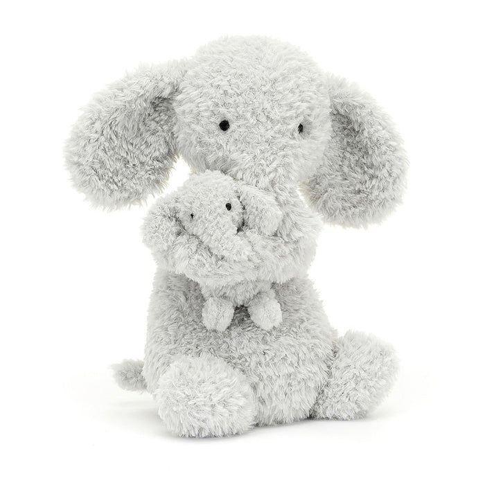 JELLYCAT HUDDLES KNUFFEL OLIFANT MET BABY