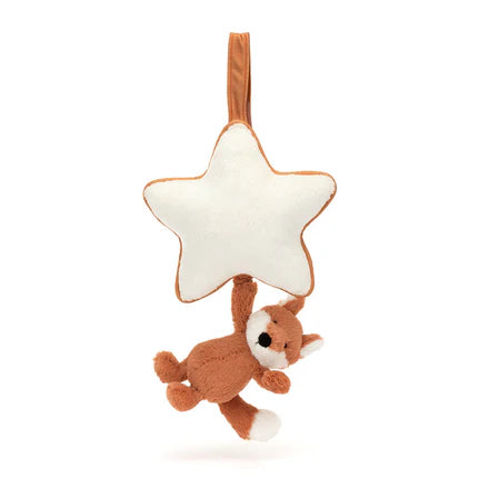 Jellicat Bashful Fox Cub musical Pul