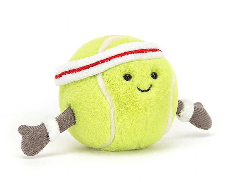 Jellycat Knuffel Tennisbal, Amuseable Sports Tennis Ball, 9cm