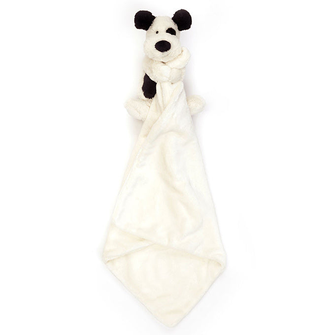 Jellycat Knuffeldoekje Puppy, Bashful Black & Cream Puppy Soother