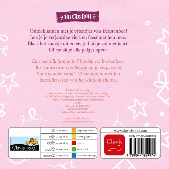 Clavis Beestenboel - Doe je met me mee? Mijn verjaardag