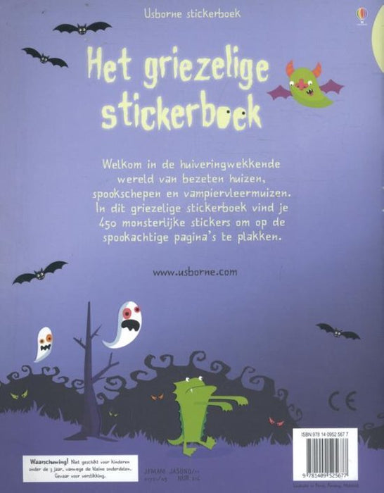 USBORNE Het griezelige stickerboek
Met meer dan 450 stickers