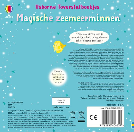 USBORNE Toverstafboekjes Magische zeemeerminnen
