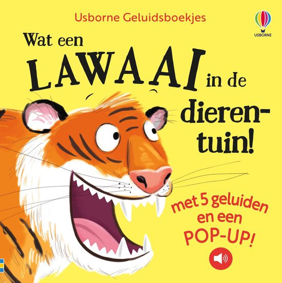USBORNE Geluidsboekjes Wat een lawaai in de dierentuin!