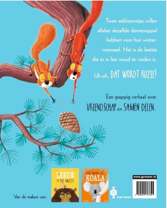 Twee vechtende eekhoorntjes