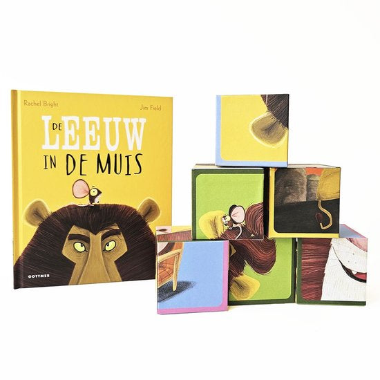 De leeuw in de muis
boek & blokpuzzel
