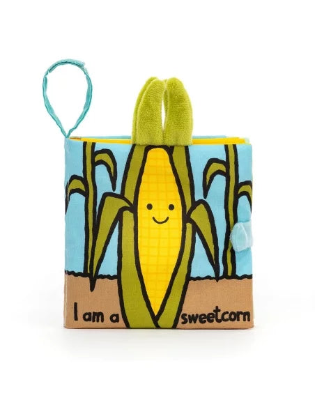 Jellycat SWEETCORN” SENSORY BOOK FOR KIDS