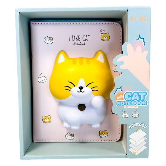 Kenji Squishy notebook A5 - Kat