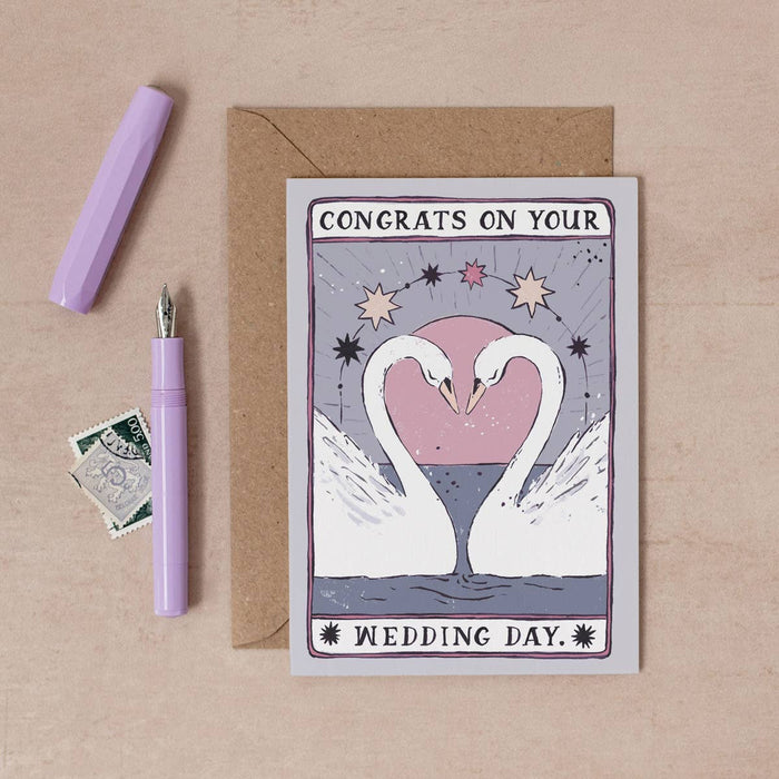 Zwanen Trouwkaart | Trouwkaarten | Trouwkaarten voor Gelijk Geslacht