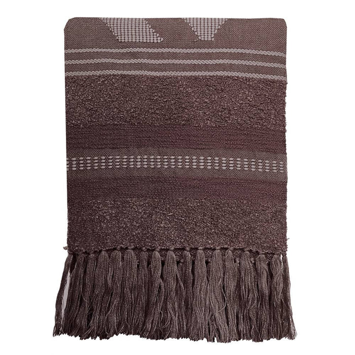 Crafty kastanjebruine plaid