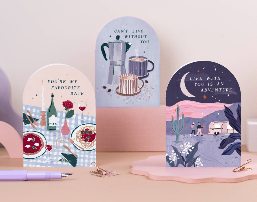 Can't Live Without You Coffee Card | Valentijnsdagkaarten